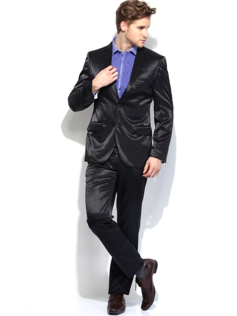 

Arrow Men Black Single-Breasted Body Tailored Fit Suit