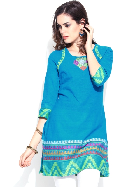 

Aurelia Women Blue Kurta