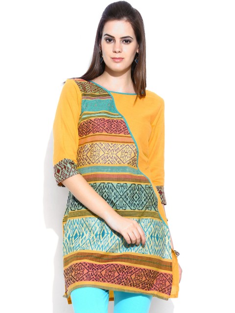 

Aurelia Women Yellow Kurta