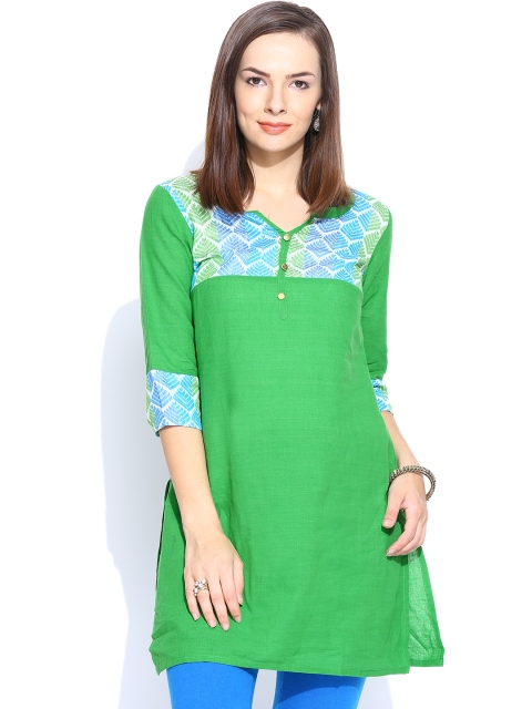 

Aurelia Women Green Kurta