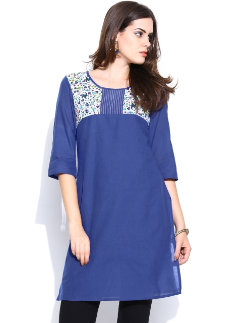 

Aurelia Women Blue Kurta