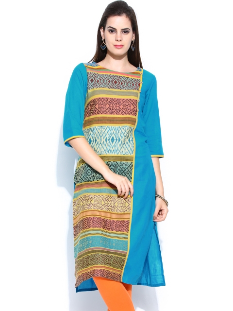 

Aurelia Women Blue Kurta