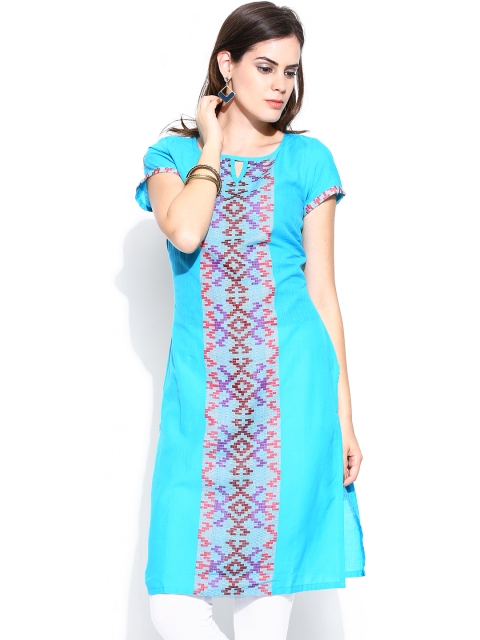 

Aurelia Women Blue Kurta