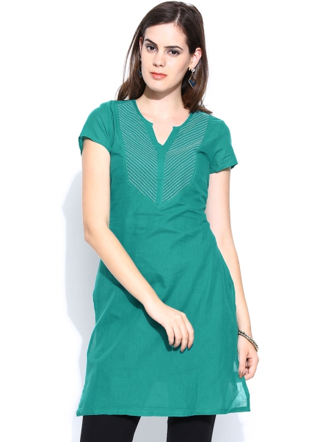 

Aurelia Women Green Kurta