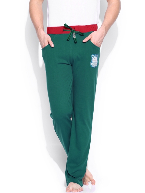 

Hanes Men Green Lounge Pants MPP52-029-PL