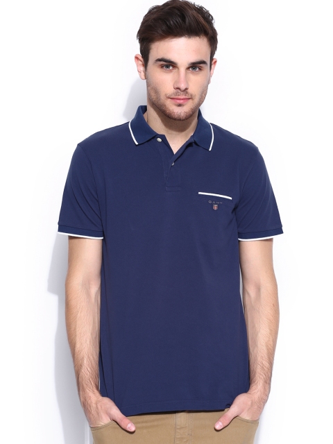 

GANT Navy Polo T-shirt, Navy blue