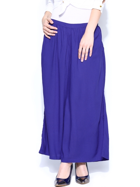 

Honey by Pantaloons Women Blue Culottes