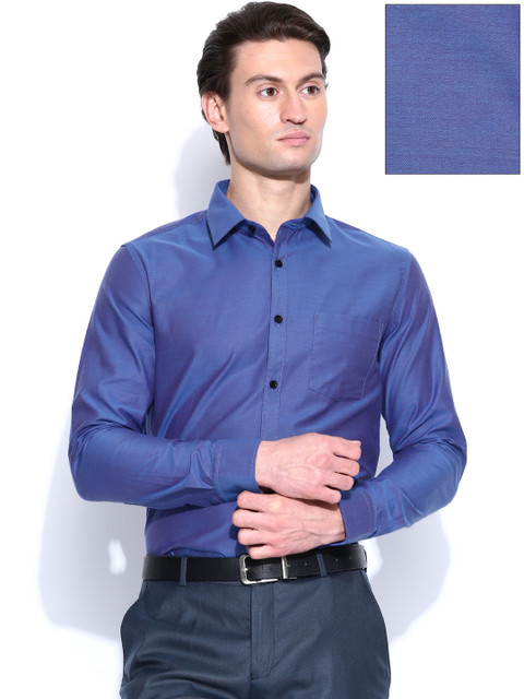 

Blackberrys Men Purple Trim Fit Formal Shirt