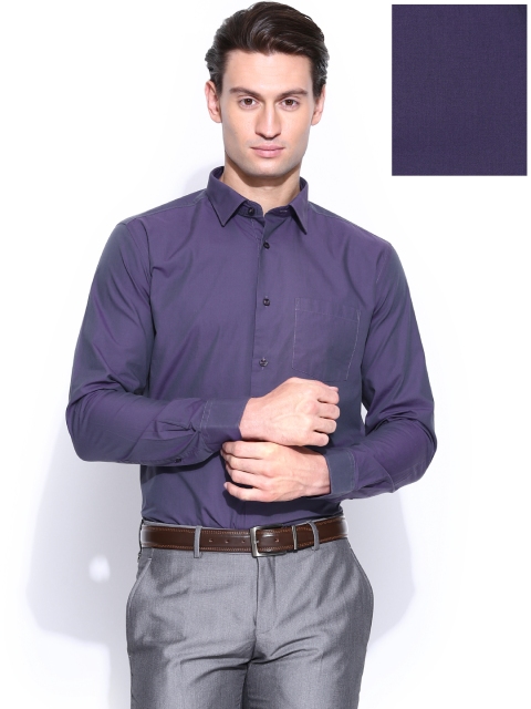 

Blackberrys Men Purple Slim Fit Formal Shirt