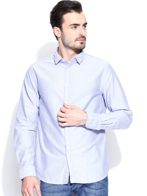 

Blackberrys Men Blue Slim Fit Casual Shirt