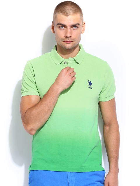 

U.S. Polo Assn. Denim Co. Green Polo T-shirt