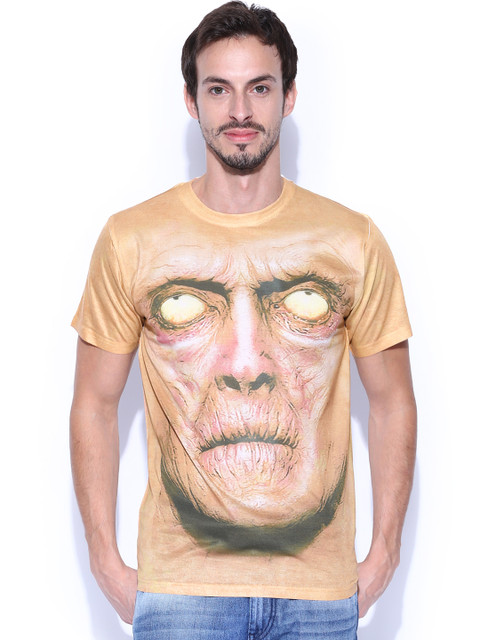 

Ushirts Orange Printed T-shirt
