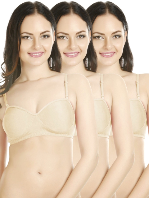

Tweens Pack of 3 Skin-Coloured T-shirt Bras 101-3P