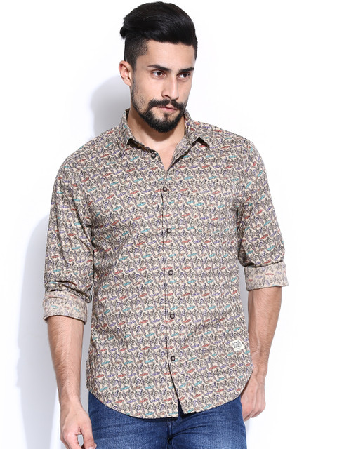 

Jack & Jones Men Multicoloured Printed Casual Shirt, Multi