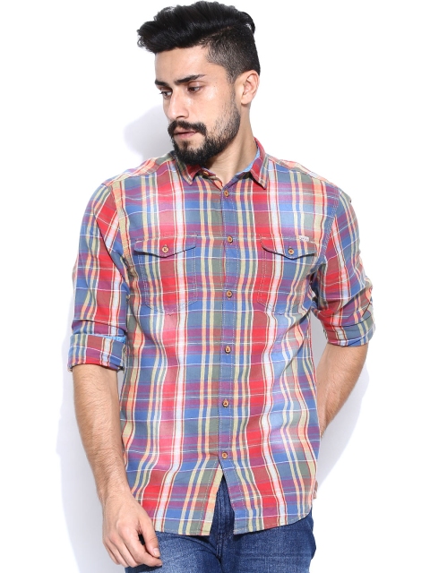 

Jack & Jones Men Multicoloured Checked Casual Shirt, Multi