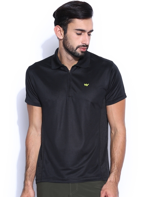 

Wildcraft Black Polo Hiking T-shirt