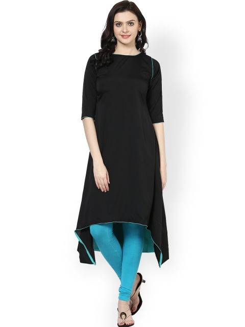 

Abhishti Women Black Kurta