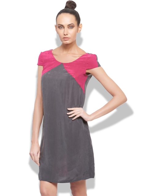 

Sisley Grey & Pink Shift Dress