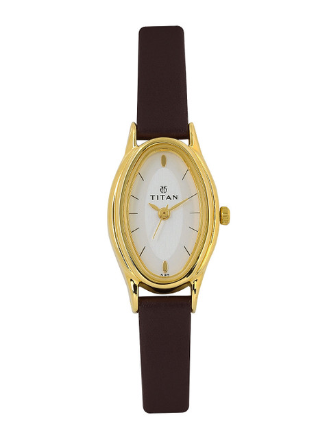 

Titan Women Off-White Dial Watch NF2214YL01