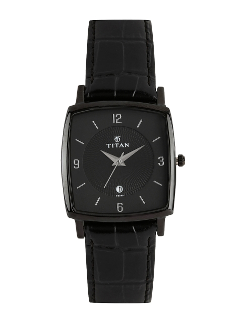 

Titan Men Black Dial Watch 9159NL01
