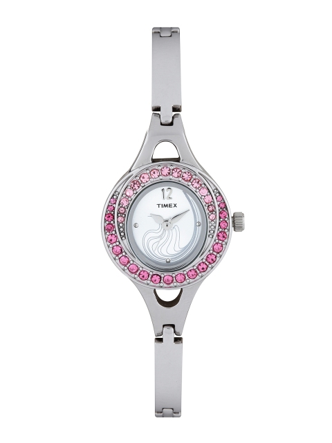 

Timex Women Silver-Toned Dial Watch TW000X905