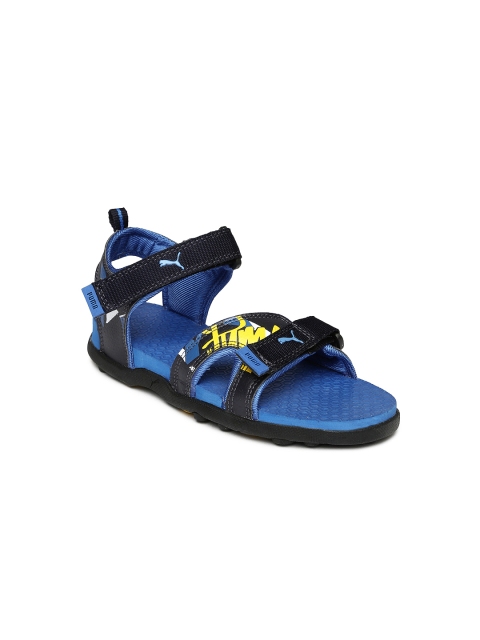 PUMA Boys Navy Techno Cat 2 DP Sports Sandals available at myntra for Rs.899