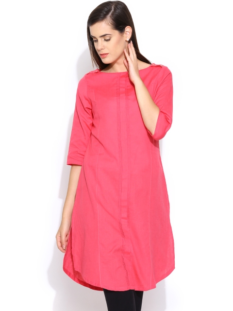 

W Women Pink Kurta