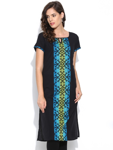 

Aurelia Women Black Kurta