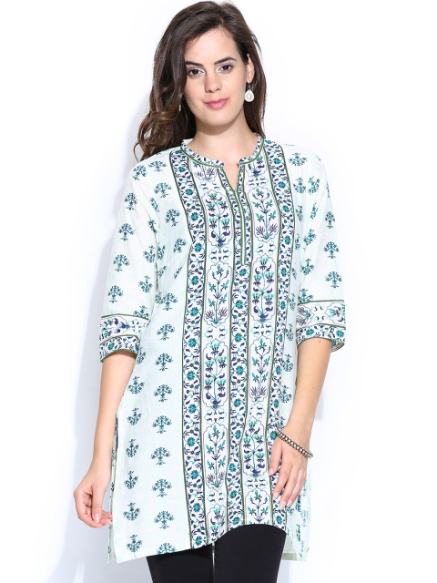 

Aurelia Women Green Printed Kurta