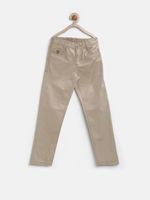 

U.S. Polo Assn. Kids Boys Khaki Slim Fit Chino Trousers