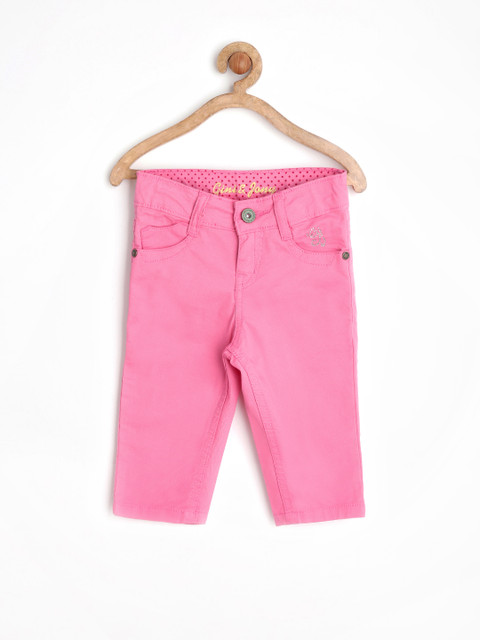 

Gini and Jony Girls Pink Capris