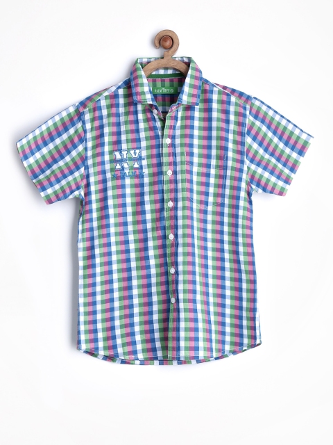 

Gini and Jony Boys Multicoloured Checked Shirt, Multi