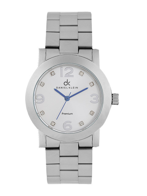 

Daniel Klein Premium Women Silver-Toned Dial Watch DK10267-3