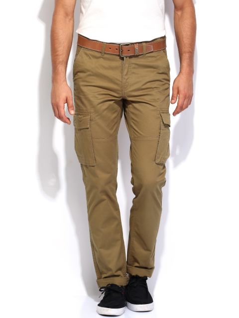 

U.S. Polo Assn. Khaki Slim Fit Cargo Trousers