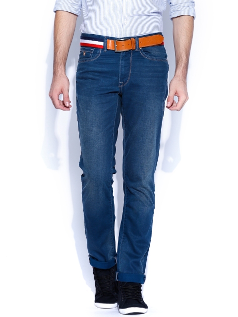 

U.S. Polo Assn. Men Blue Delta Slim Tapered Fit Jeans