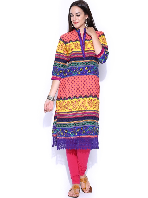 

Vishudh Multicoloured Printed Kurta, Multi