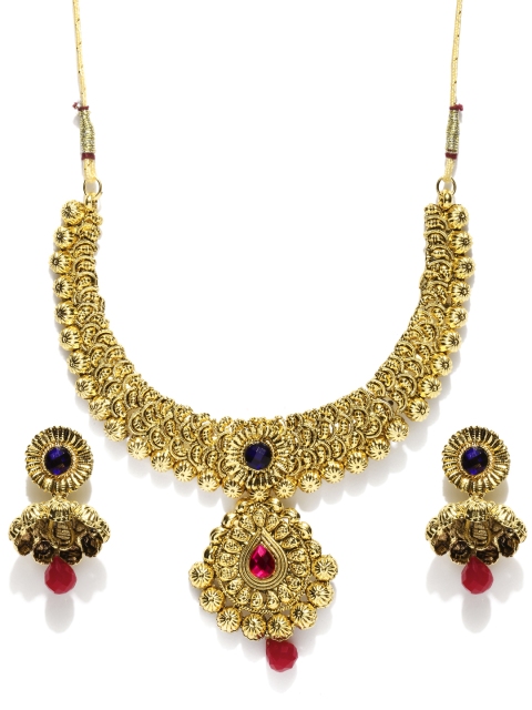 

Zaveri Pearls Gold-Toned Jewellery Set