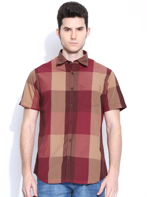 

ColorPlus Multicoloured Checked Contemporary Fit Casual Shirt, Multi