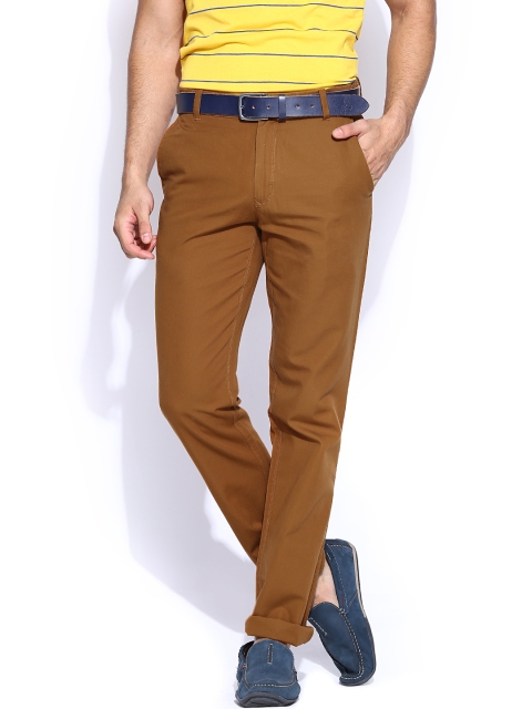

ColorPlus Brown Contemporary Fit Casual Trousers