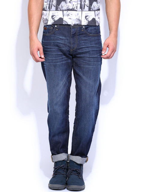 

Premium by Jack & Jones Men Dark Blue Slim Fit Jeans