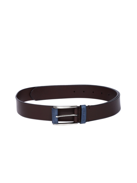 

Allen Solly Men Coffee Brown Leather Belt
