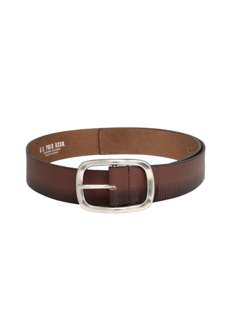 

U.S. Polo Assn. Men Brown Leather Belt