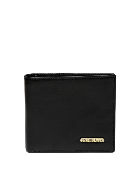 

U.S Polo Assn. Men Black Leather Wallet