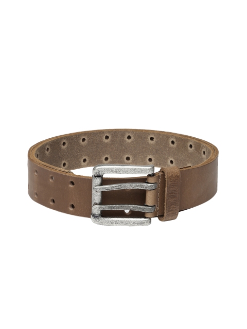 

Flying Machine Men Brown Leather Belt