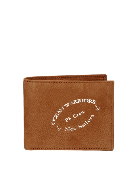 

Flying Machine Men Tan Brown Leather Wallet