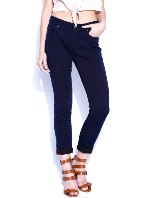 

ONLY Navy Skinny Fit Jeans, Navy blue