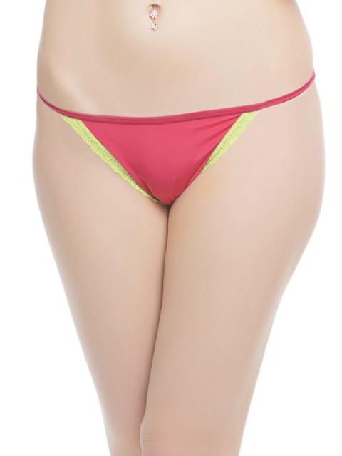 

Clovia Women Pink Bikini Briefs PN0038Q23XL