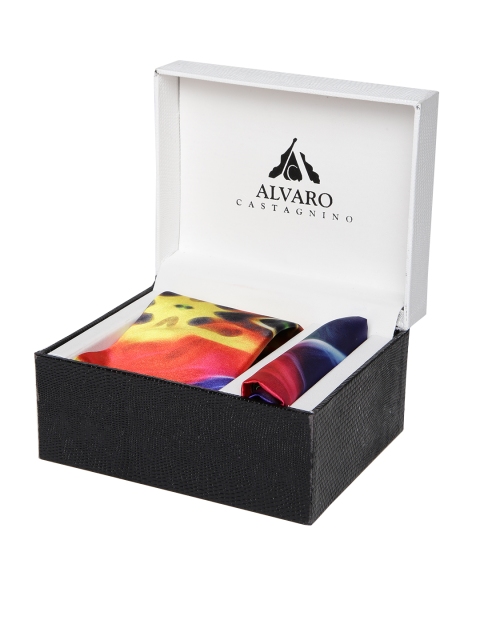 

Alvaro Castagnino Men Multicoloured Printed Accessory Gift Set, Multi