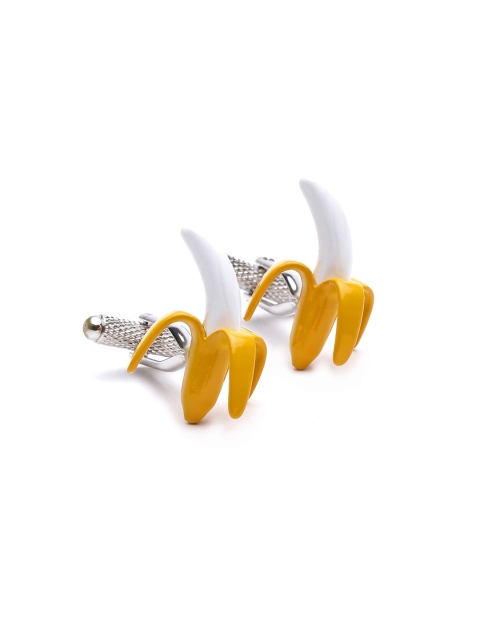 

Alvaro Castagnino Yellow & White Cufflinks