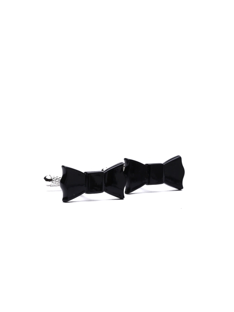 

Alvaro Castagnino Black & Silver-Toned Cufflinks